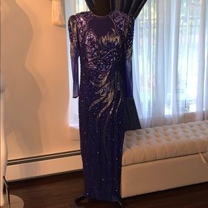 Vintage Black Tie gown - Neman Marcus - sz 16.